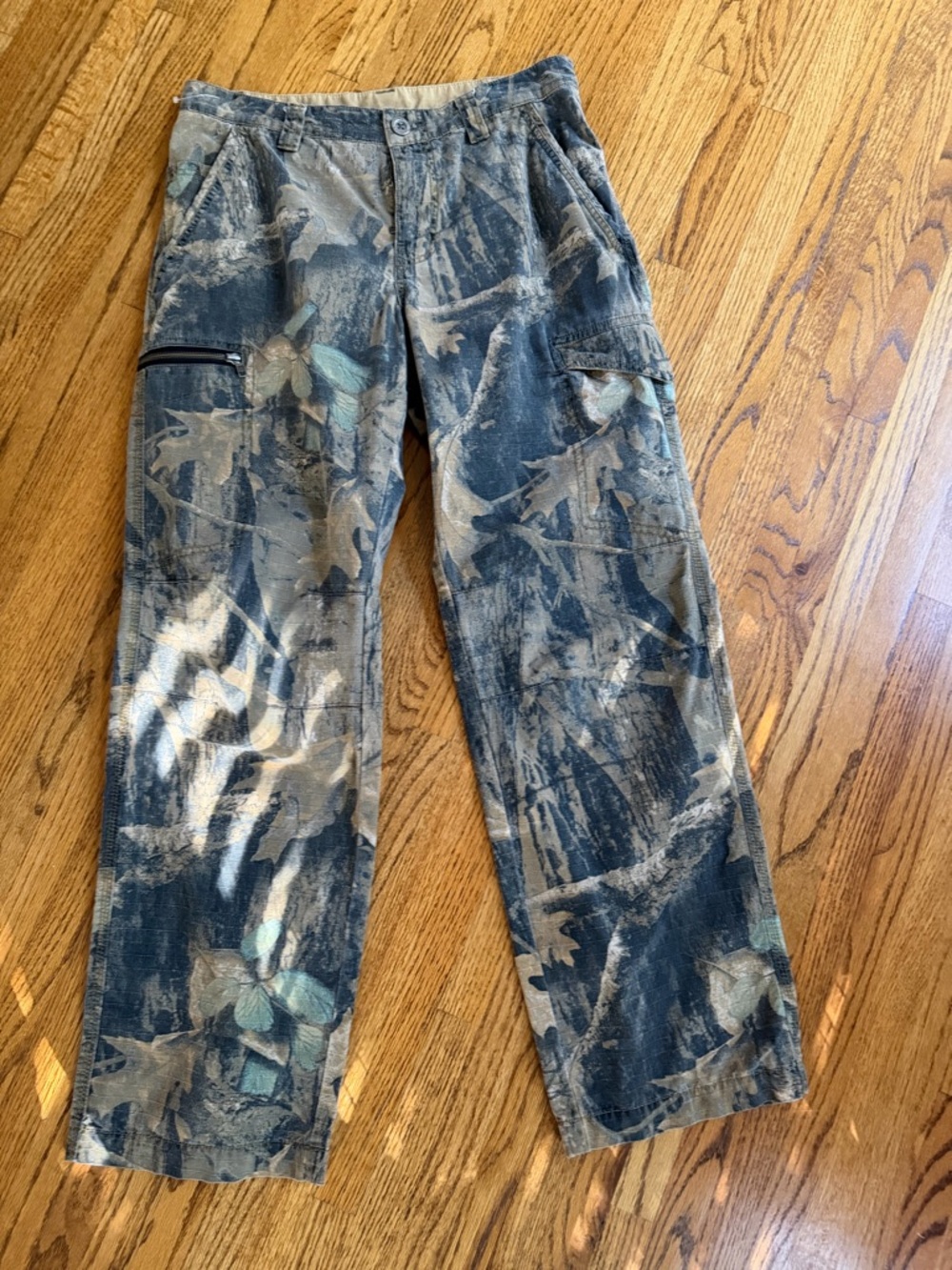 Men's Columbia Camouflage Cargo Pants Sz 32W X 30L